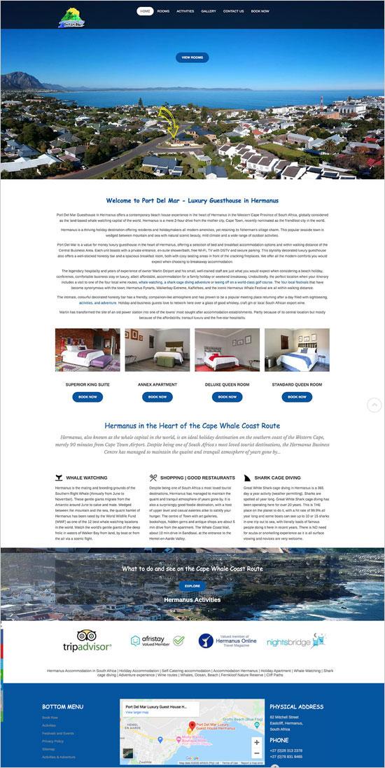 accommodation website development