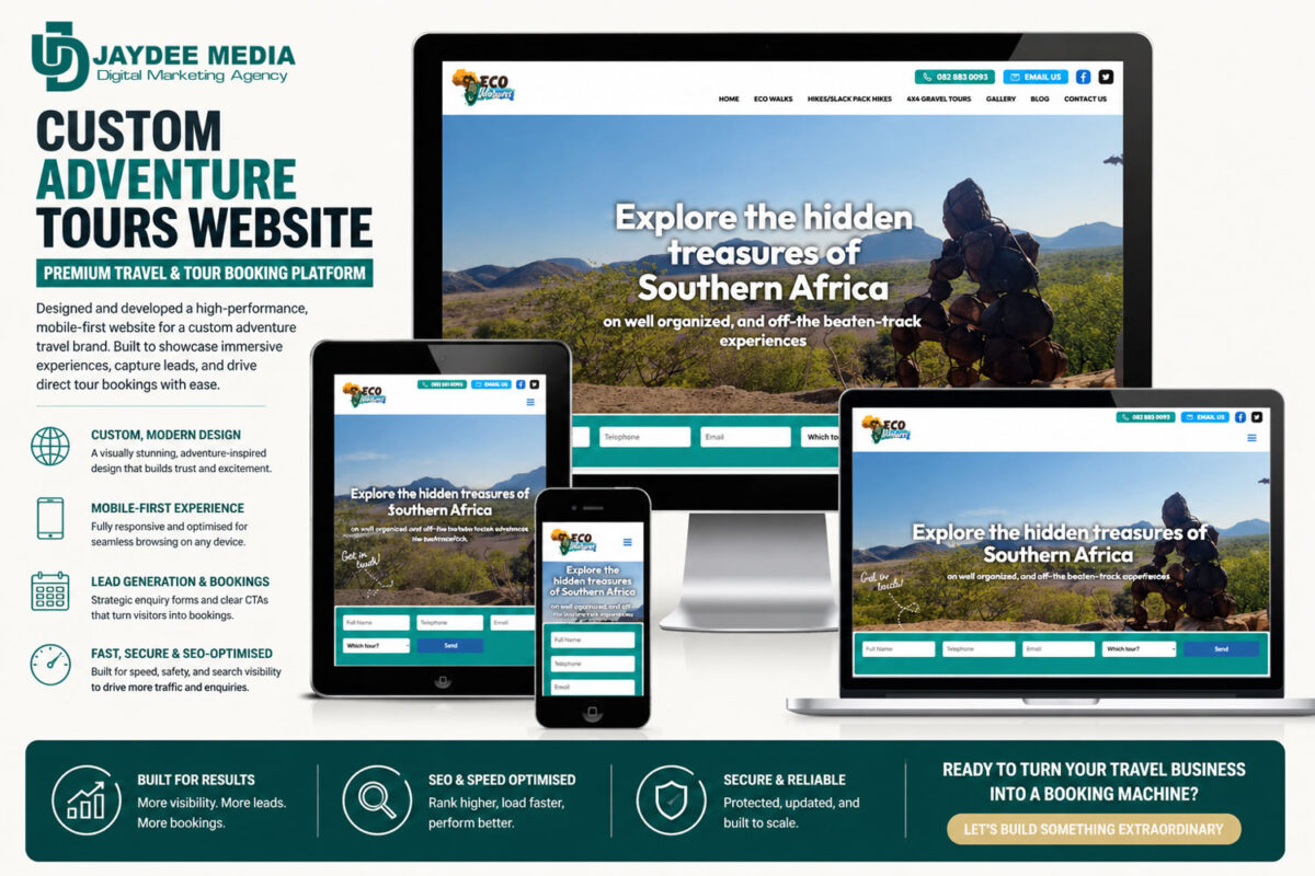 Tours and Travel website development