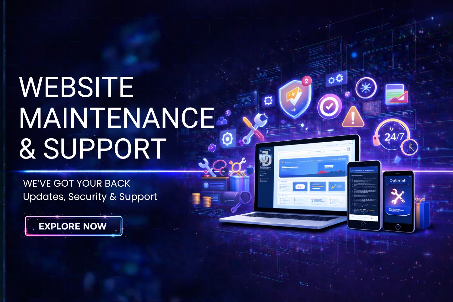 website repair and maintenance service jd
