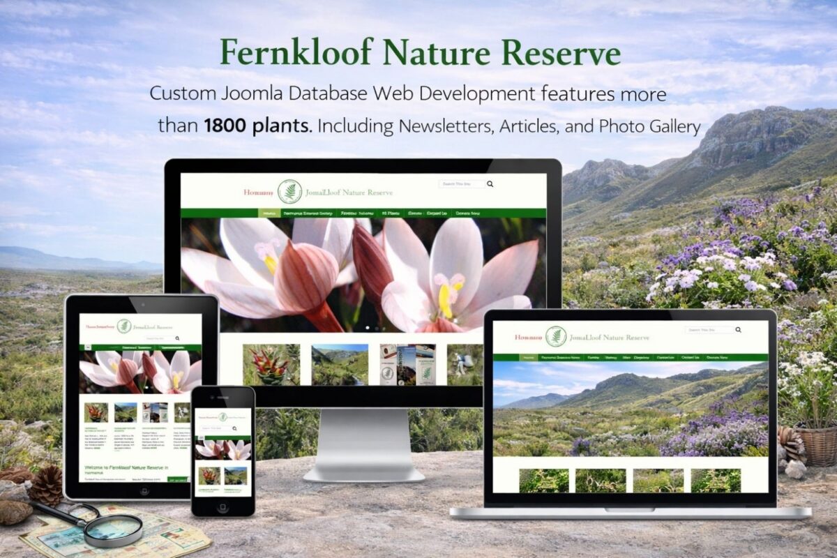 Fernkloof Nature Reserve website development