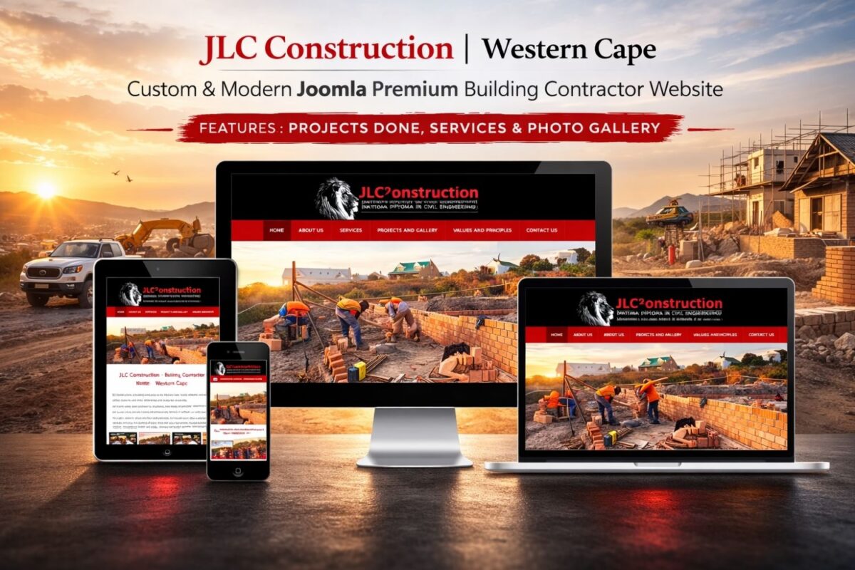 JLC Construction in the Western Cape Building & Civil Engineering Web Design