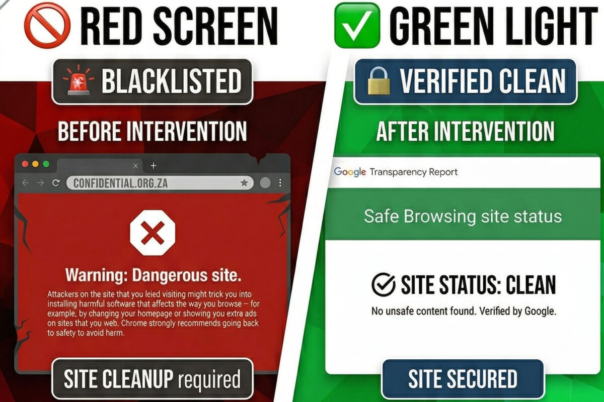 fix dangerous red screen