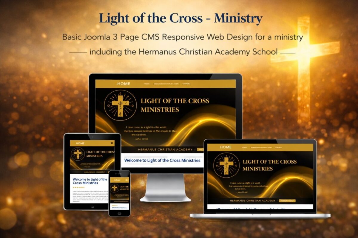 Light of the Cross Ministries, Hermanus Website designer