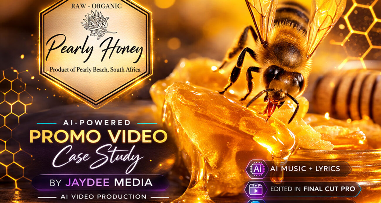 AI-Powered Promo Video used for Pearly Honey Shop
