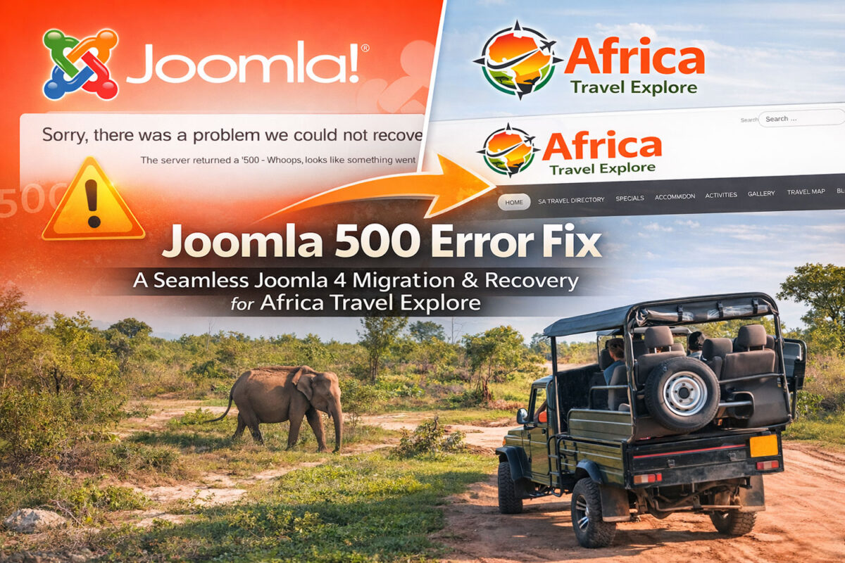 Joomla 4 The Great Joomla 4 Rescue: Africa Travel Explore