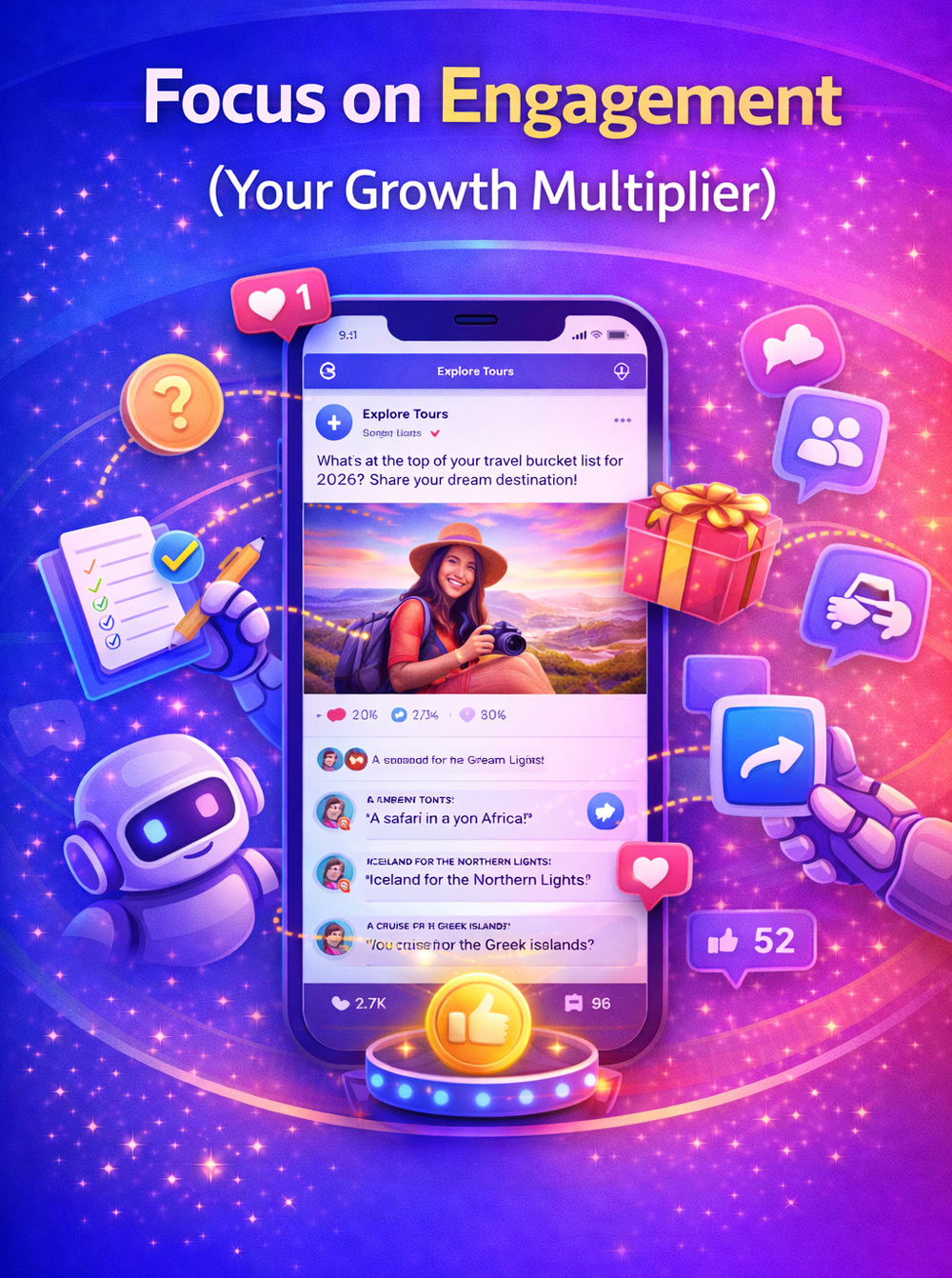 Facebook optimisation 2026. Step 5 socail media enagement