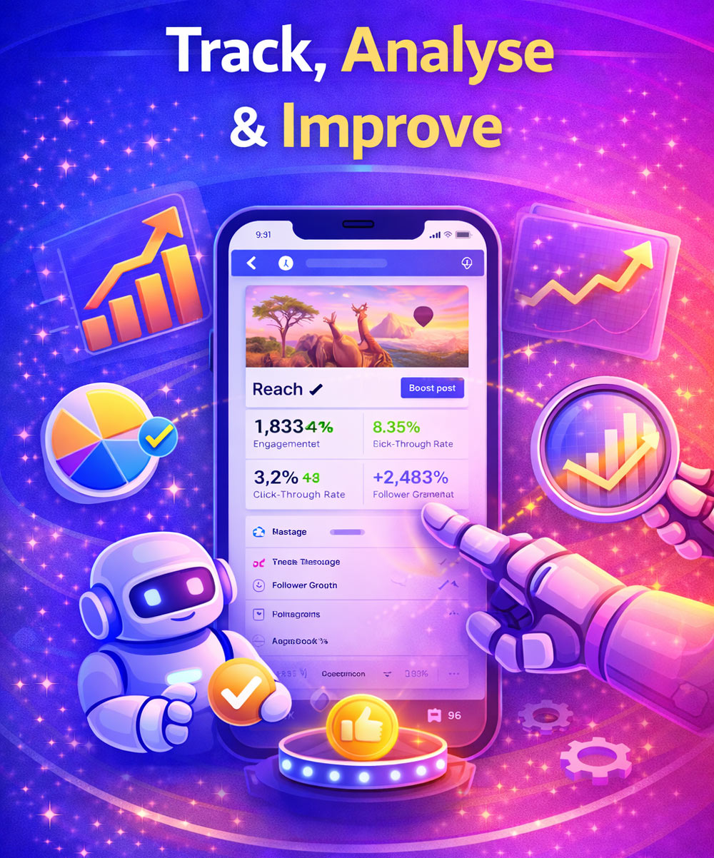 step 7 Optimise Facebook performance with analytics